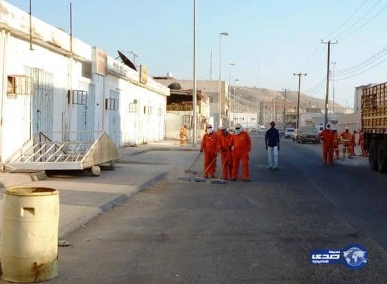 بلدية محافظة أملج تطلق حملة نظافة للأحياء السكنية‎ (صور)