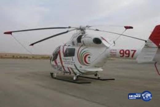 الإسعاف الجوي السعودي يباشر حادثين في وقت واحد