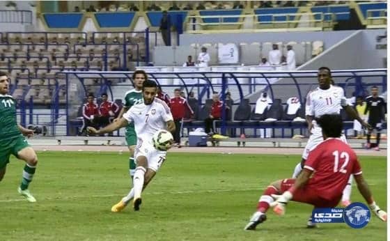 بهدفي مبخوت.. الامارات تهزم العراق وتتأهل لنصف النهائي‎
