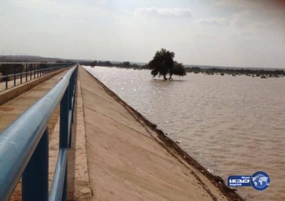 سد حريملا " بعد أمطار اﻷيام الماضية ( صور )‎
