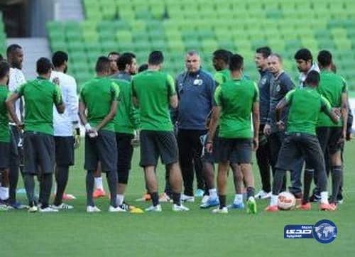 الأخضر يختتم استعداداته لمباراة كوريا الشمالية