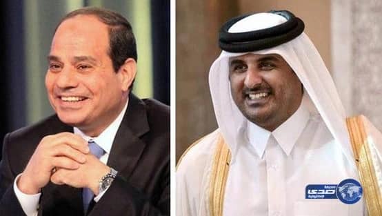 الشيخ تميم يزور مصر تلبيه لدعوة "السيسي"