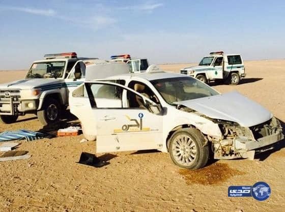 مطاردة مثيرة  تطيح بسائق أجرة هرب من نقطة تفتيش بالطائف