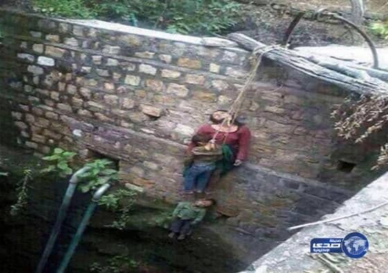 صورة تعور القلب لسيدة شنقت هي وابنائها لمجرد انها مسلمة!