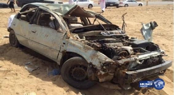 انقلاب سيارة يصرع 3 طلاب جنوب القنفذة