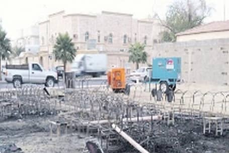 حريق يجهز على مخيم عزاء دون إصابات