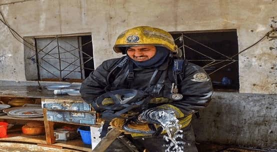 مدني حائل يخمد حريقاً اندلع في سكن عمالة