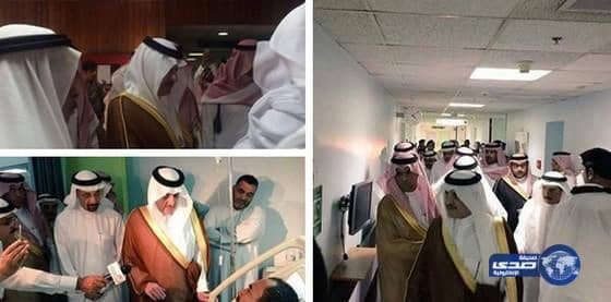 أمير المنطقة الشرقية يزور جرحى تفجير مسجد “القديح”