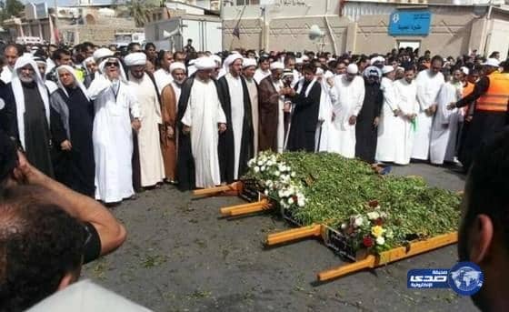 بالصور.. تشييع شهداء "تفجير القديح"
