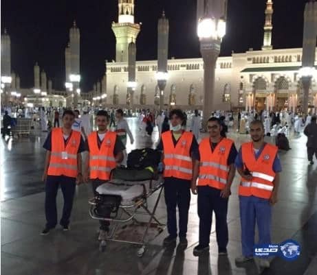 ١٣٨٧ حالة تباشرها الفرق الإسعافية والتطوعية في المدينة خلال الايام الثلاث الاو‎لى