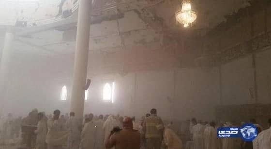 بالفيديو:  انفجار بمسجد الصادق بالكويت
