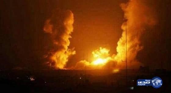 بالصور .. طائرات التحالف تدك قاعدة العند