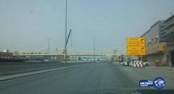 بالصور .. آخر الأعمال على تقاطع طريق أبي بكر الصديق مع طريق الإمام سعود بالرياض