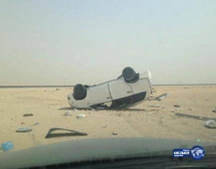 إصابة 5 معلمات إثر انقلاب مركبتهن بـ"سفانية الخفجي"