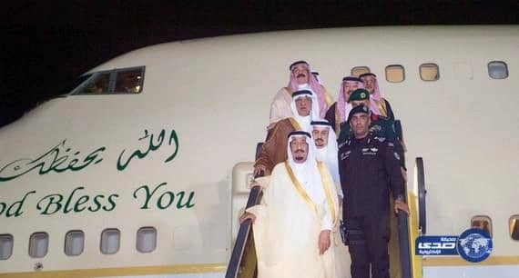   خادم الحرمين الشريفين يصل الرياض قادماً من جدة 
