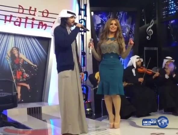 بالفيديو:حليمة بولند ترقص أمام دعيج الخليفة وفلاح المسردي على أنغام "حليمية حليمة"