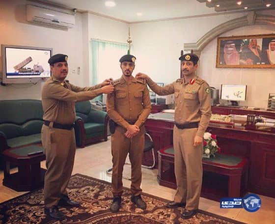 العطوي إلى رتبة نقيب في مرور تبوك‎