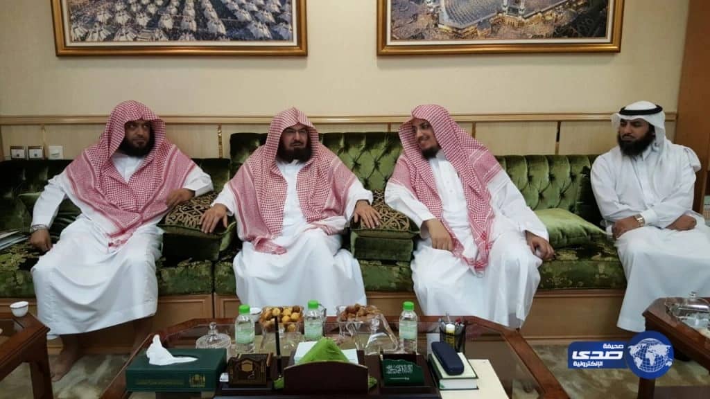 بالصور : "السديس"  يبحث تقديم أفضل الخدمات لضيوف الرحمن