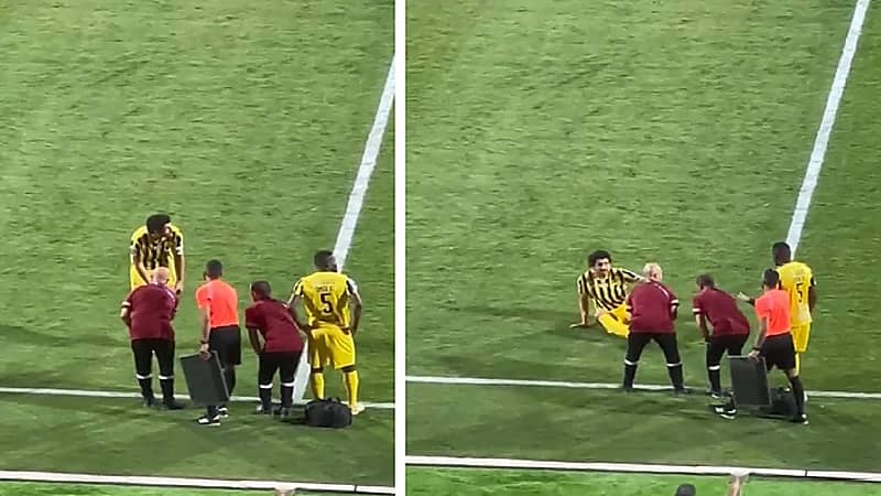 لقطة إصابة حجازي بالرباط الصليبي .. فيديو