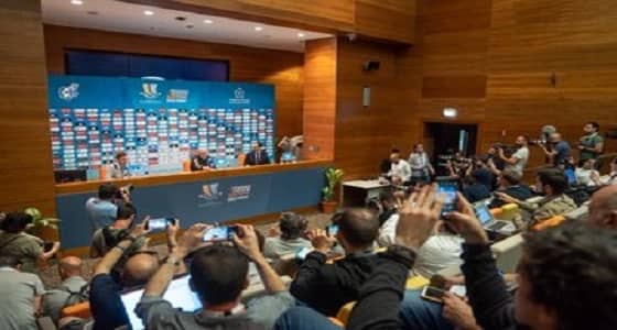 بالصور .. حضور كبير لوسائل الإعلام العالمية لمؤتمر «زيدان» بجدة