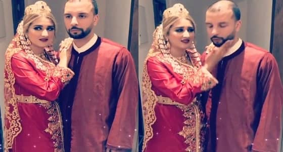 بالفيديو.. عروس تصفع زوجها في طقوس غريبة