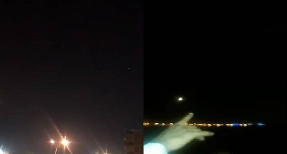 بالفيديو.. اعتراض صاروخ باليستي حوثي إيراني في جازان