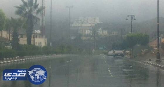 أمطار اليوم متفرقة على منطقة الباحة