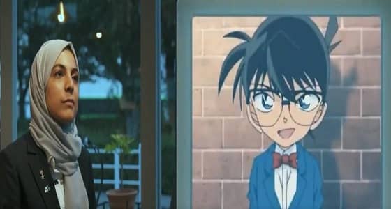 بالفيديو.. المحقق " كونان " يقود مواطنة لتعلم اليابانية وإتقانها