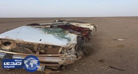 بالصور.. مصرع وإصابة 8 أشقاء في حادث مروري بالمدينة