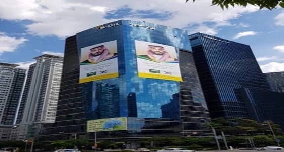 صور ولي العهد تزين أبراج سيول بكوريا الجنوبية