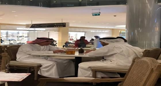 " الجبير " و " بن زايد " في ياس مول بأبوظبي (صورة)