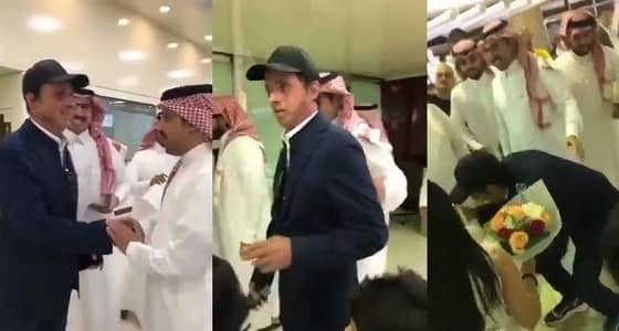 بالفيديو.. أحد أبطال الحرس الوطني يعود إلى أرض الوطن بعد رحلة علاج