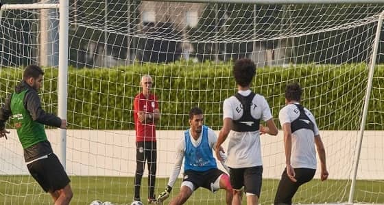 منتخب  "  الفراعنة " يستعد للقاء بلجيكا
