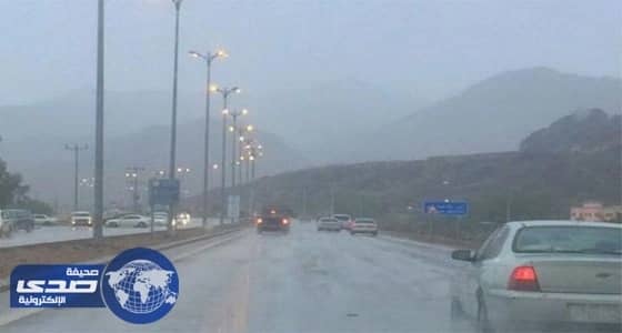 هطول أمطار على نجران