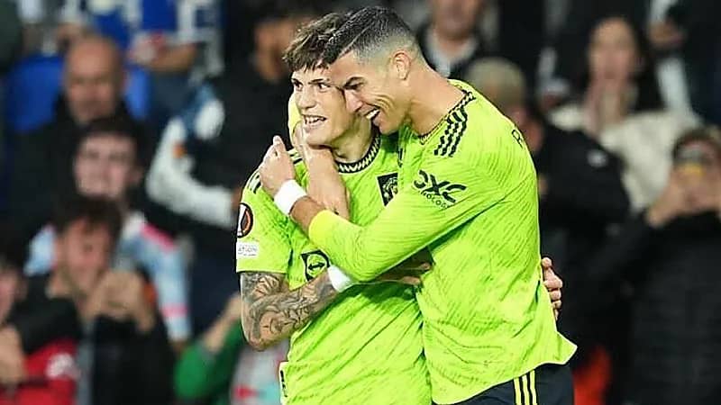 ‎غارناتشو يتجاهل ميسي ويقلد رونالدو .. فيديو