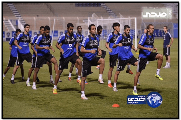 الهلال يواصل تدريباته الاعتيادية على فترتين