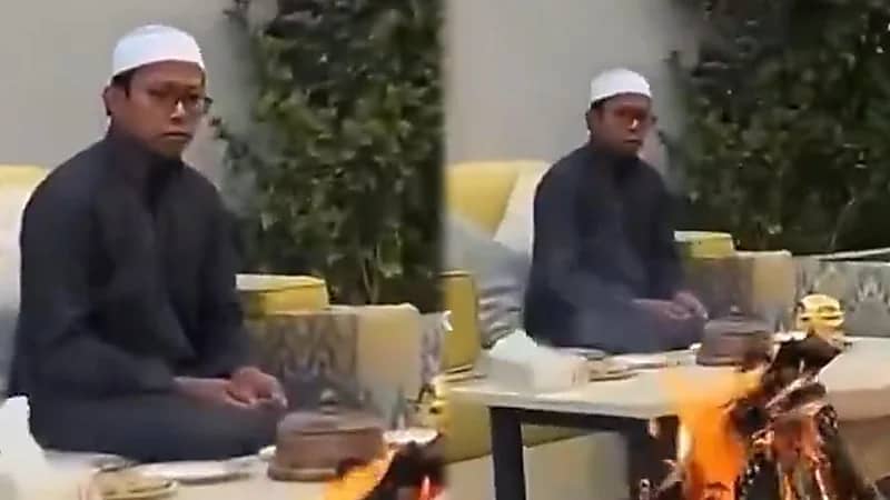 مبارك الهاجري يعلن عن إسلام عامل فلبيني يعمل في قصره.. فيديو