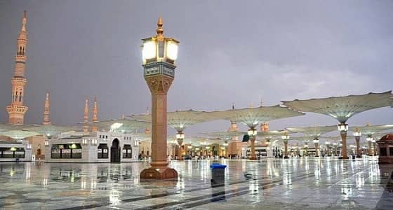 الأرصاد تحذر من استمرار هطول أمطار على المدينة المنورة