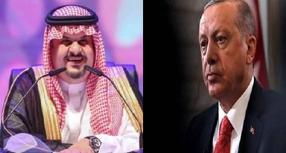 عبدالرحمن بن مساعد ضاحكًا على مواقف أردوغان: " يكفي هذا "