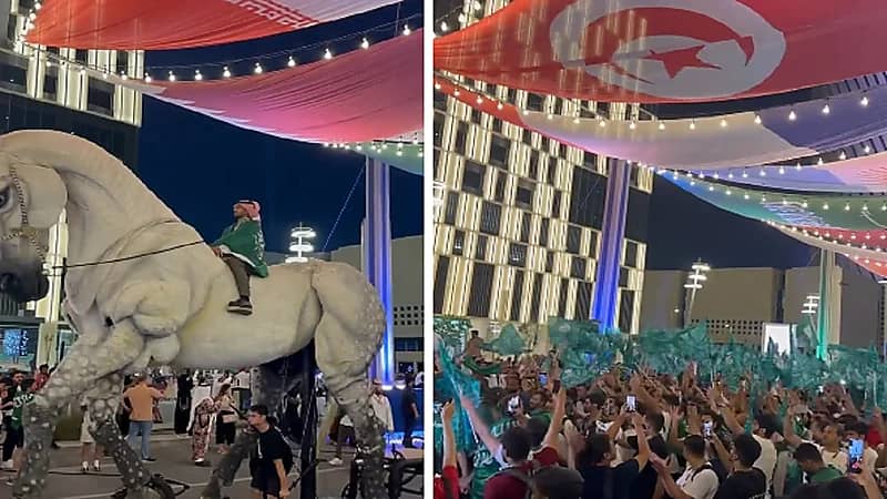 بالفيديو .. جماهير المنتخب الوطني تسجل أكبر تجمع في المونديال