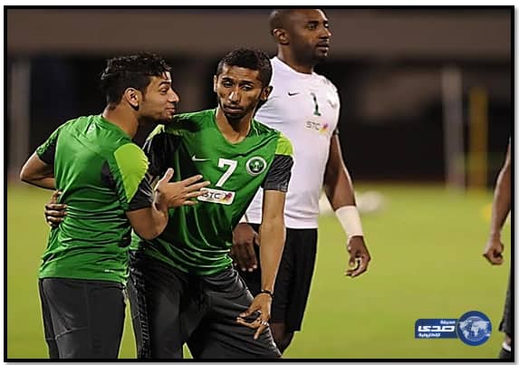 الأخضر يختتم استعداداته للقاء فلسطين 