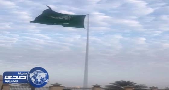 معلومات جديدة عن أعلى سارية تحمل علم المملكة في القصيم