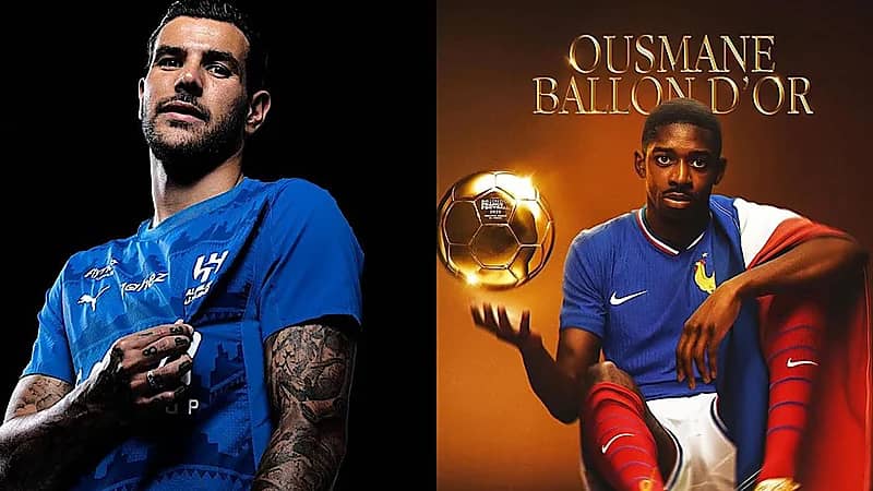 ثيو هيرنانديز يهنئ ديمبلي بالكرة الذهبية على طريقته الخاصة