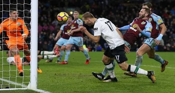ليفربول يفوز على بيرنلي في الدوري الإنجليزي