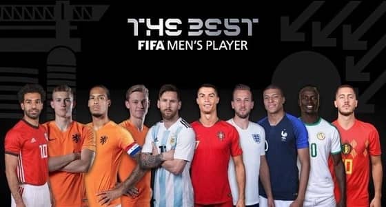 ميسي ورونالدو وصلاح في منافسة على لقب أفضل لاعب في العالم