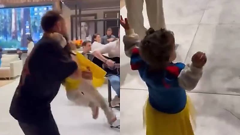 نيمار يخطف الأنظار برقصة مميزة مع ابنته والأخيرة تشاركه الرقص ببراءة .. فيديو