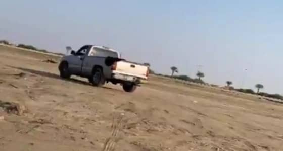 بالفيديو.. إنقاذ سيارة عالقة في مياه بحر الشقيق