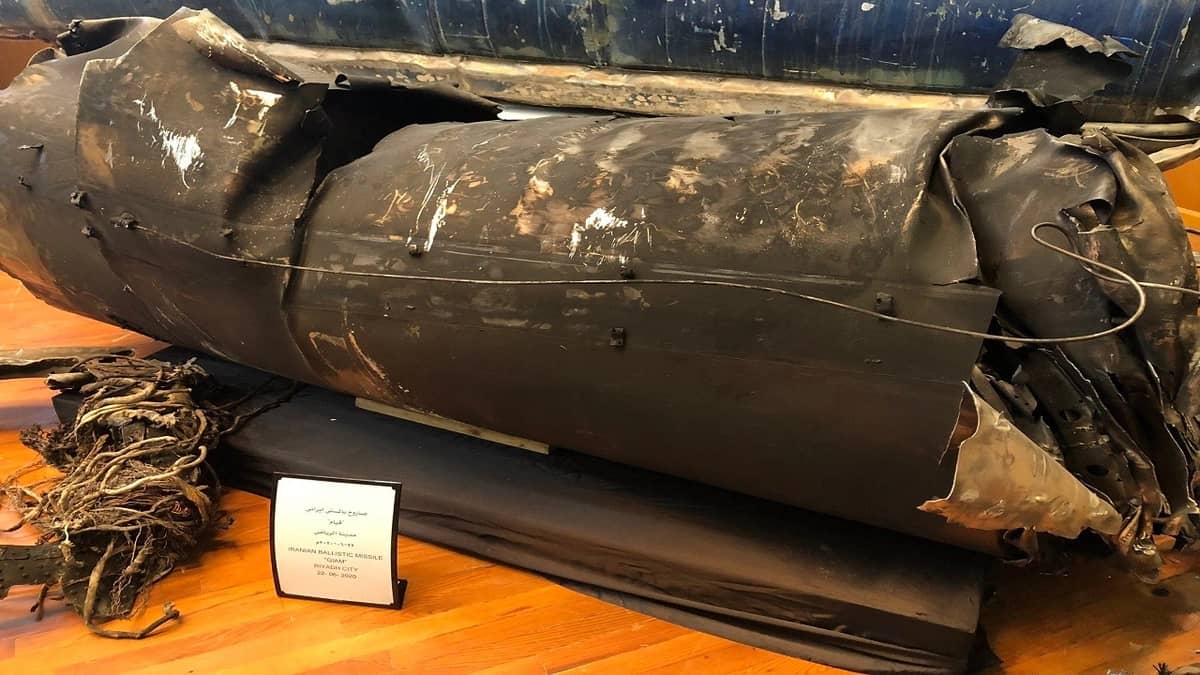الكشف عن الصاروخ  الإيراني «قيام» الذي أطلقه الحوثيون نحو الرياض