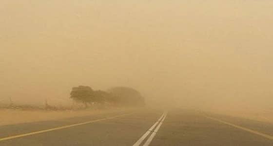 تحذير من عاصفة ترابية على طريقي المدينة المنورة ورابغ