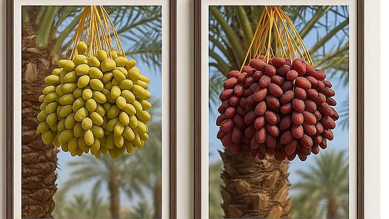 المسند يكشف عن بداية موسم تمر القصيم